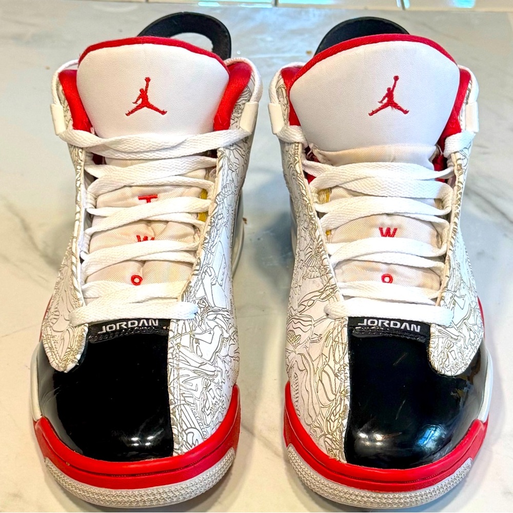 Air Jordan dub zeros black, red and white men’s